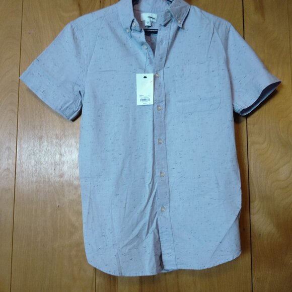 Sonoma Men's Small Purple Short Sleeve Button Front Shirt New With Tags - Picture 1 of 5
